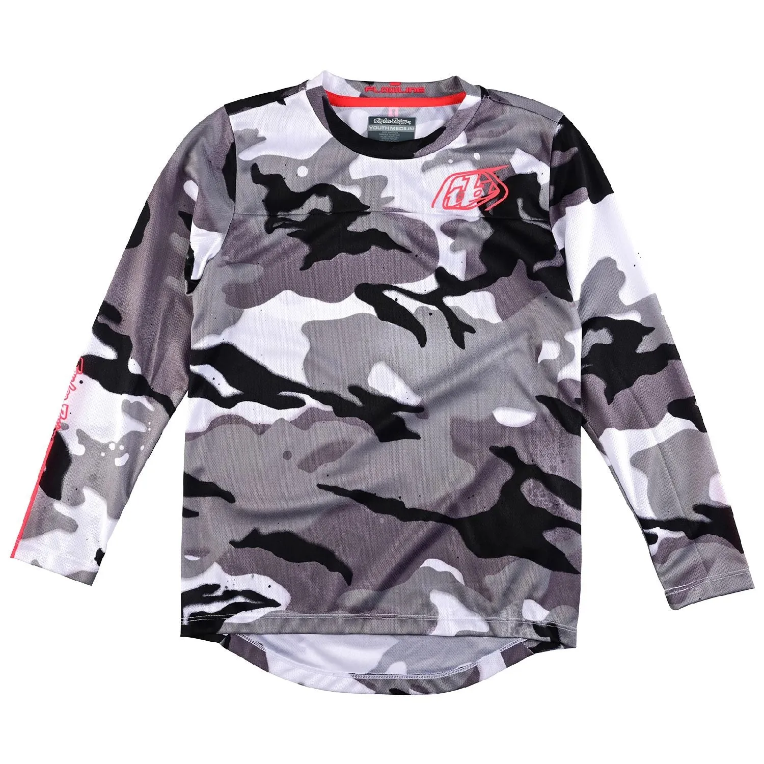 Troy Lee Designs Youth Flowline Spray Camo LS Jersey