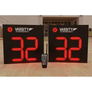 Varsity Scoreboards 2215P Basketball Shot Clocks w/ Wireless Controller & Backboard Lights