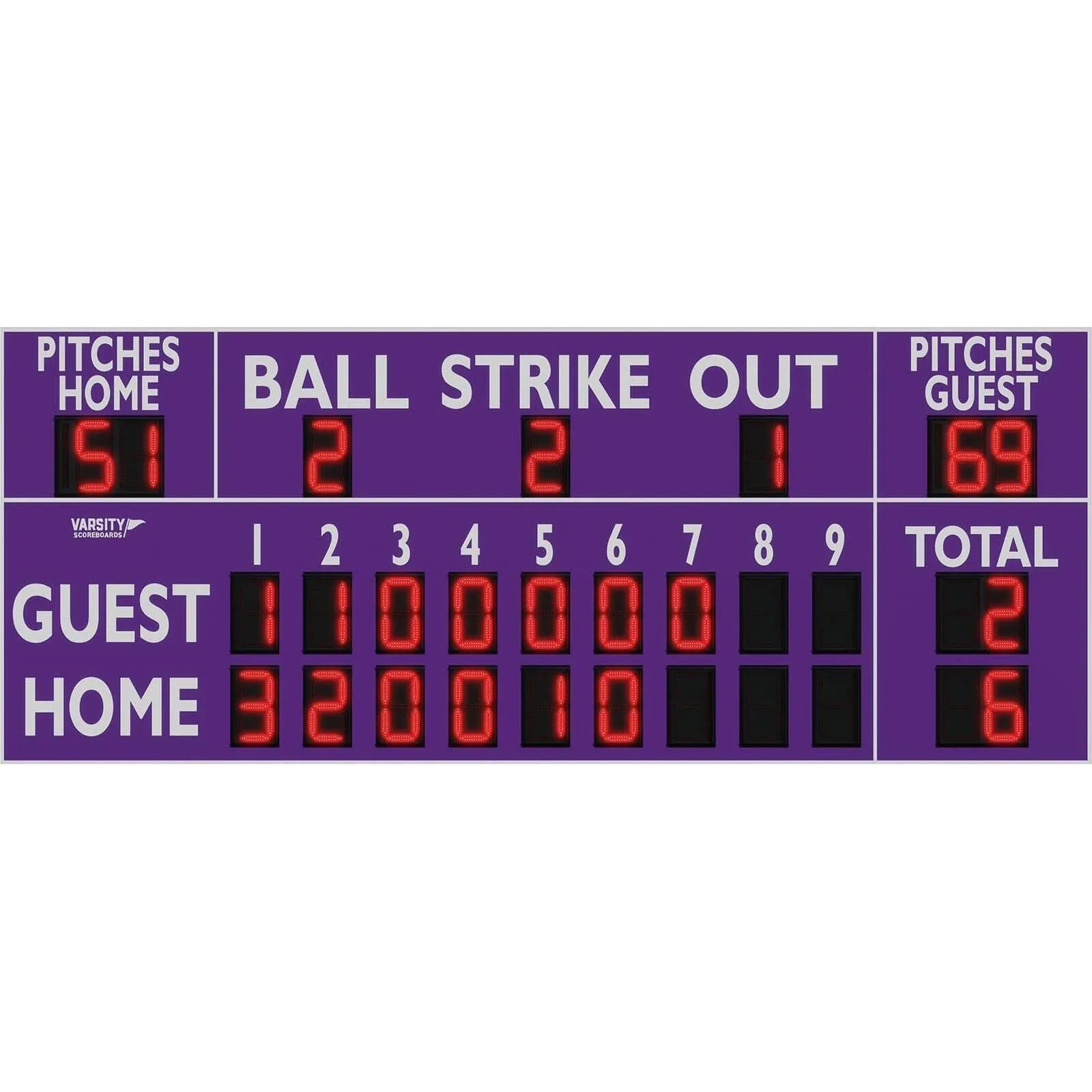 Varsity Scoreboards 3359 Baseball/Softball Scoreboard