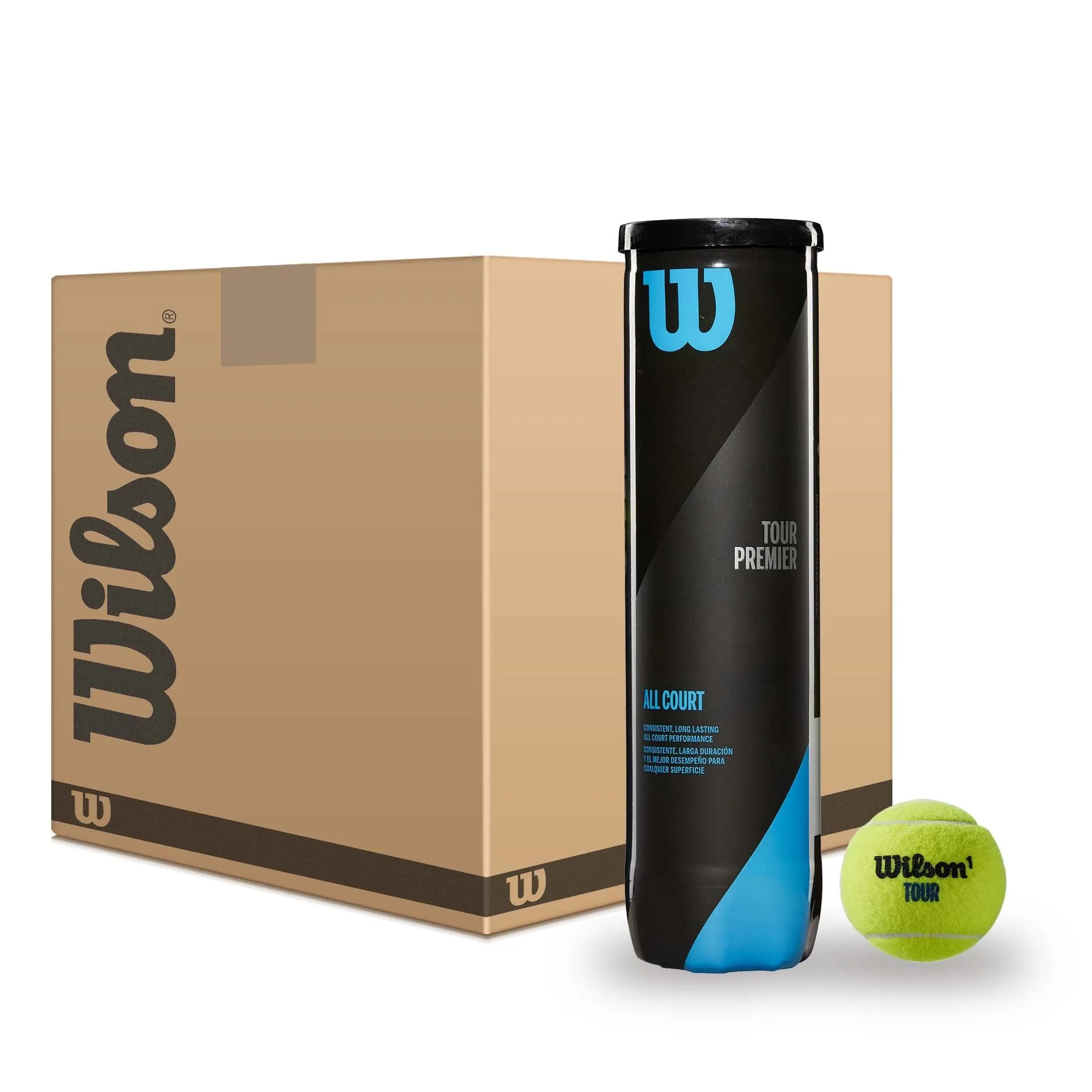 Wilson Tour Premier All Court Tennis Balls - 6 dozen