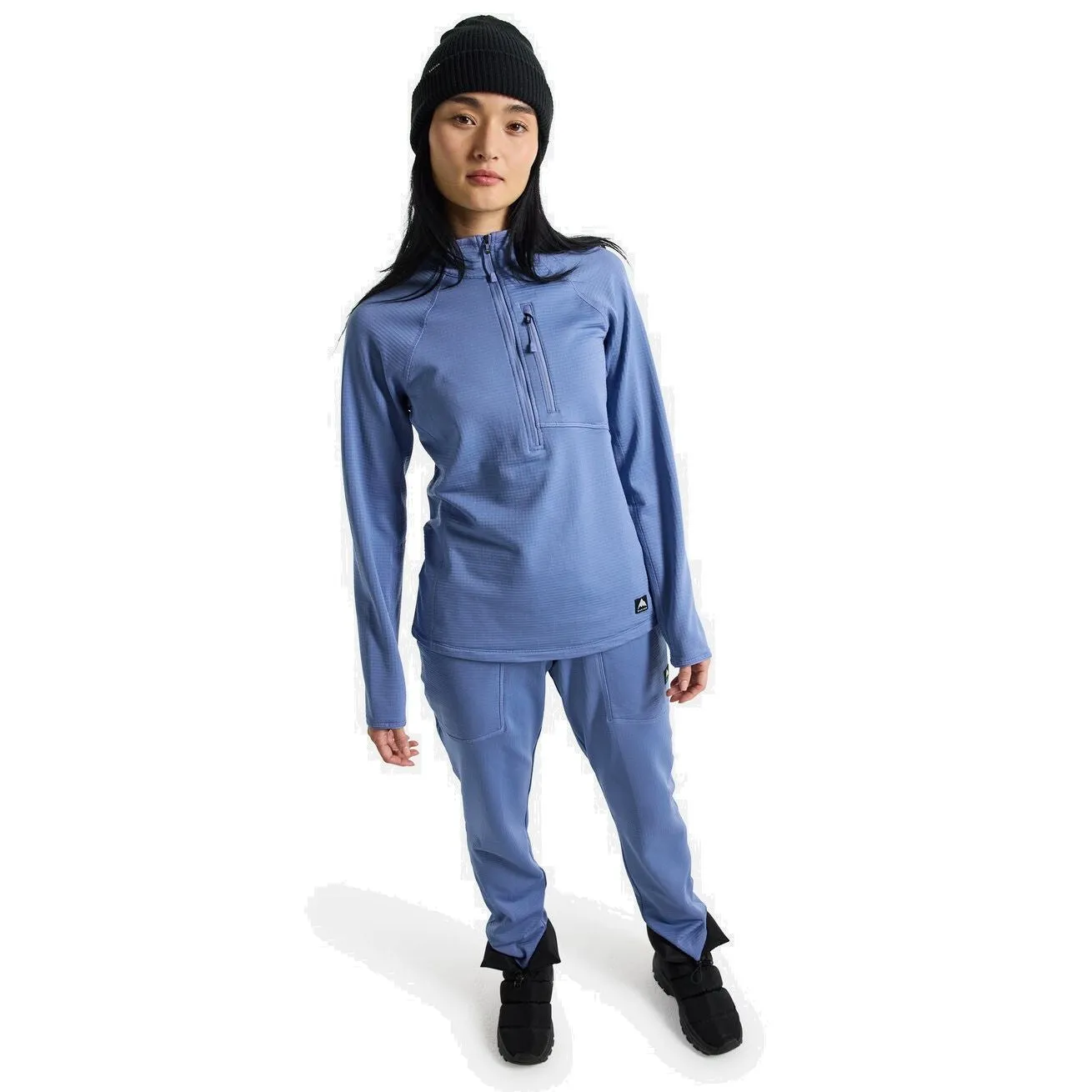 Women's Burton Stockrun Grid Half-Zip Fleece