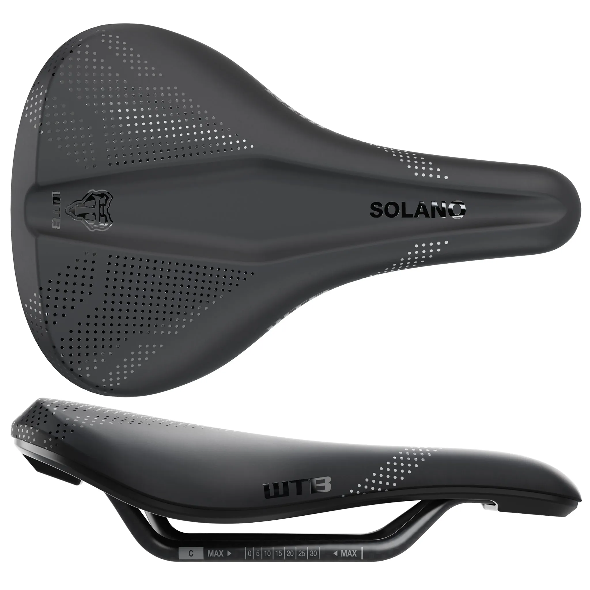 WTB Solano Saddle - Carbon Black Wide Fusion Form