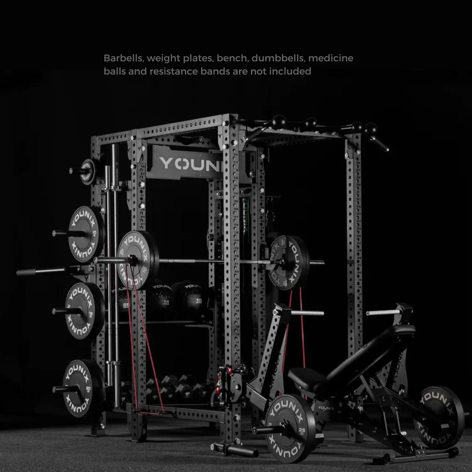 Younix Heavy Duty Large Rack Jacked