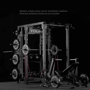 Younix Heavy Duty Large Rack Jacked